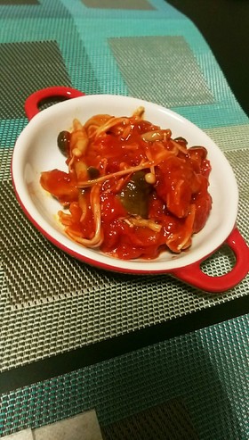 簡単♪レンジだけで!きのこのラタトゥイユ